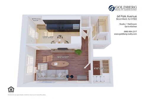 64 Park Avenue Studio-2 Beds Apartment for Rent - Photo Gallery 15